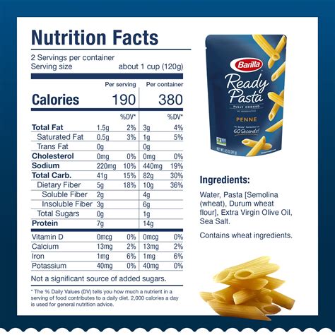 barilla pasta serving size.